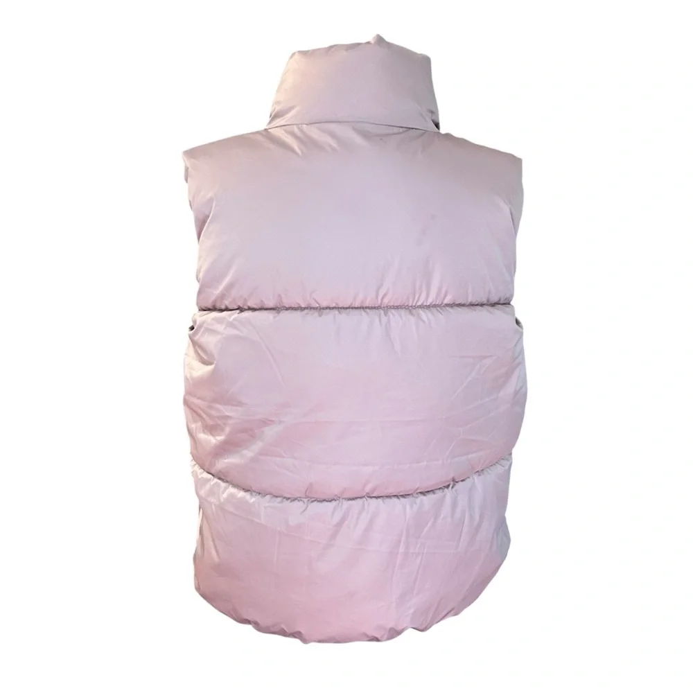 Old Navy Quilted Fall Winter Puffer Vest Women’s‎ SZ M Tall in Icelandic Mineral
